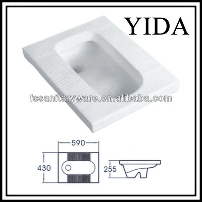 bathroom ceramic squatting pan toilet wc