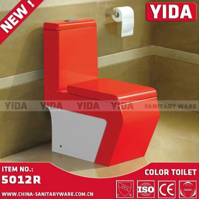 red toilet bowl_ black color toilet in ceramic _color sanitary ware