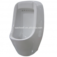 Urinals Sanitwell Boys Wall-hung White Ceramic Waterless Urinal For Project