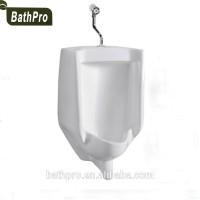 Bathroom small size ceramic material waterless urinal for sale