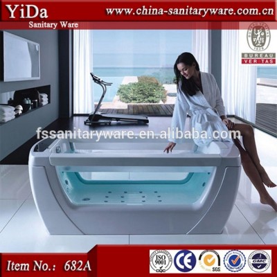 very small 1 person bathtub, two sides glass indoor bathtub, nice design walk in bathtub