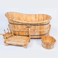 Hydromassage bathtub spa swimming pool type portable Wooden sauna