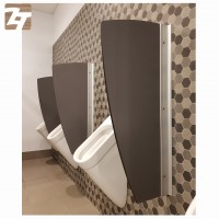 small piece 400*800 compact laminate male  toilet cubicles urinal divider