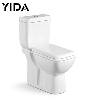 Guangzhou ceramic complete bathroom suites accessories nigeria square two piece p trap wc toilet bowl