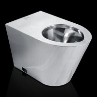 620mm stainless steel gold toilet bus toilet public toilet with PVC lid